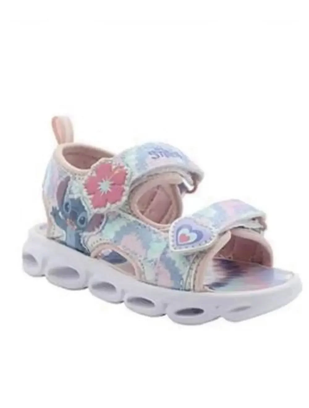 NEW! Lilo Stitch 12M Pink Kids Sport Shoes Light-Up Sandals